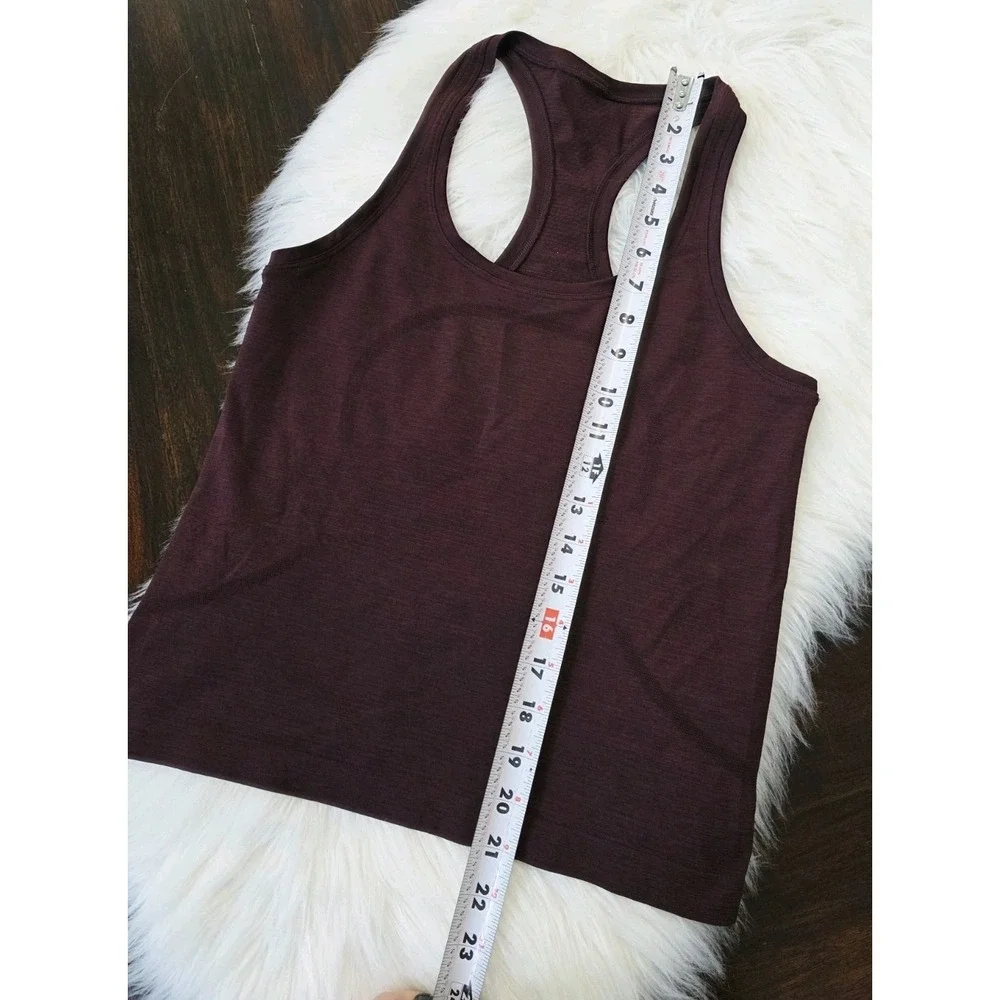 Lululemon Swiftly Tech 2.0 Racerback Scoop Neck Tank Top Size 6 Waist Length